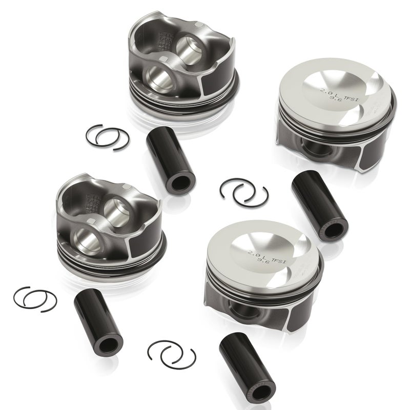 Sprwinautummer STD 4X Pistons Rings Set Piston Assembly Kit 82.51mm 23mm 06H107065DD Replacement for Audi A3 A4 A5 A6 Q3 Q5 TT VW Beetle CC EOS Golf Jetta Passat TIGUAN EA888 2.0T Engine - Image 1